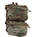 Tactical Back Panel Double General Purpose Pouch for FCPC V5 & Ferro Style Plate Carriers, Molle Utility Storage Bag