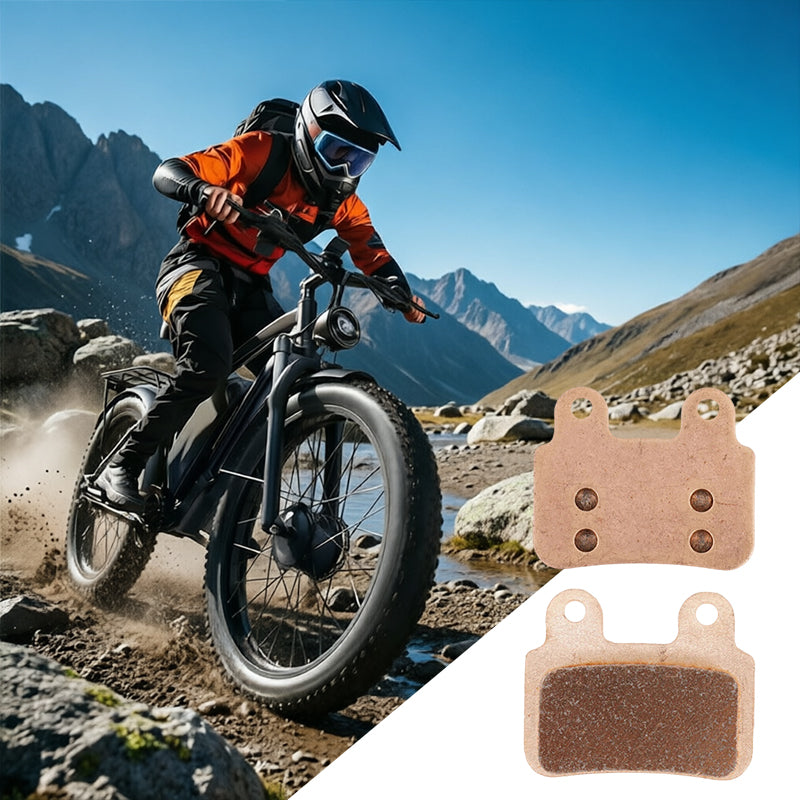 Pair A06F-1 Bicycle Brake Pads for XD-KLBS-DOT4 E-Bike Hydraulic Brakes, Durable Replacement Disc Brake Pads