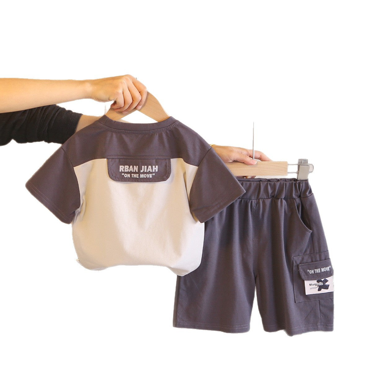 Conjunto Infantil Casual Manga Curta Verão