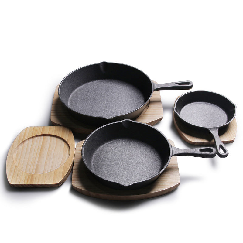 Conjunto 4 Frigideiras de Ferro Fundido Antiaderentes