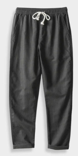 Fato Masculino Slim Fit em Linho e Algodão