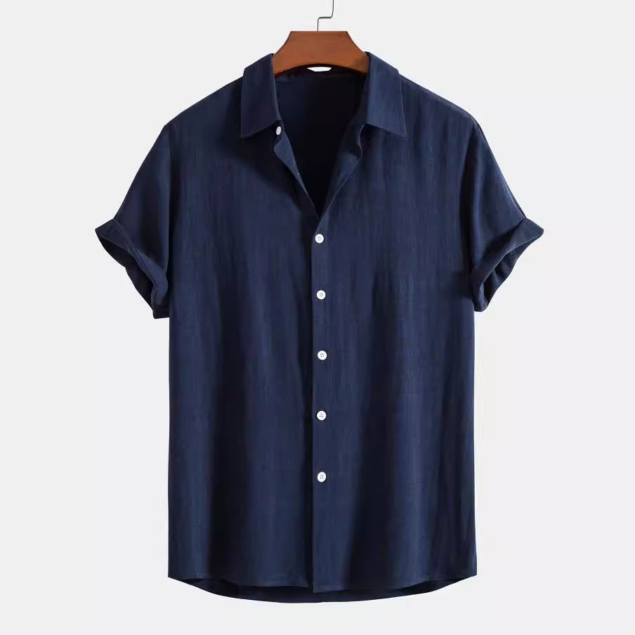 Fato Masculino Slim Fit em Linho e Algodão