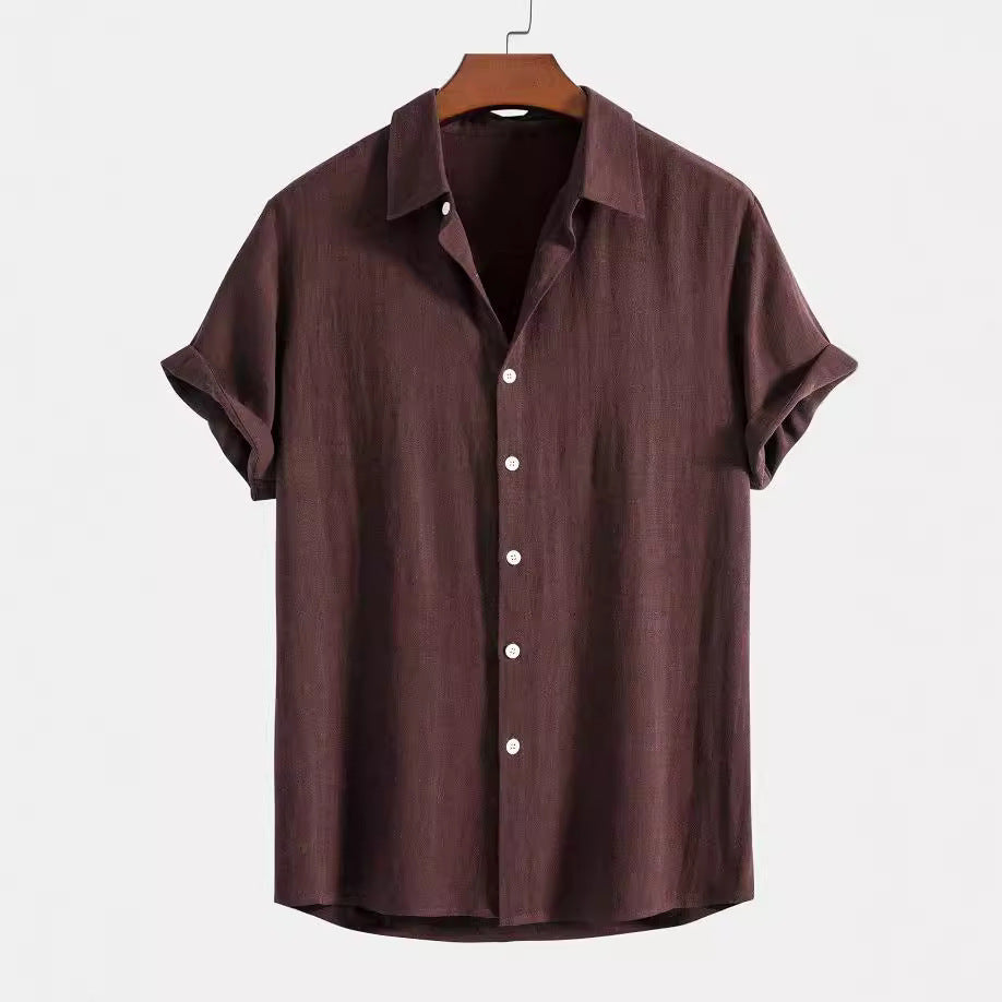 Fato Masculino Slim Fit em Linho e Algodão