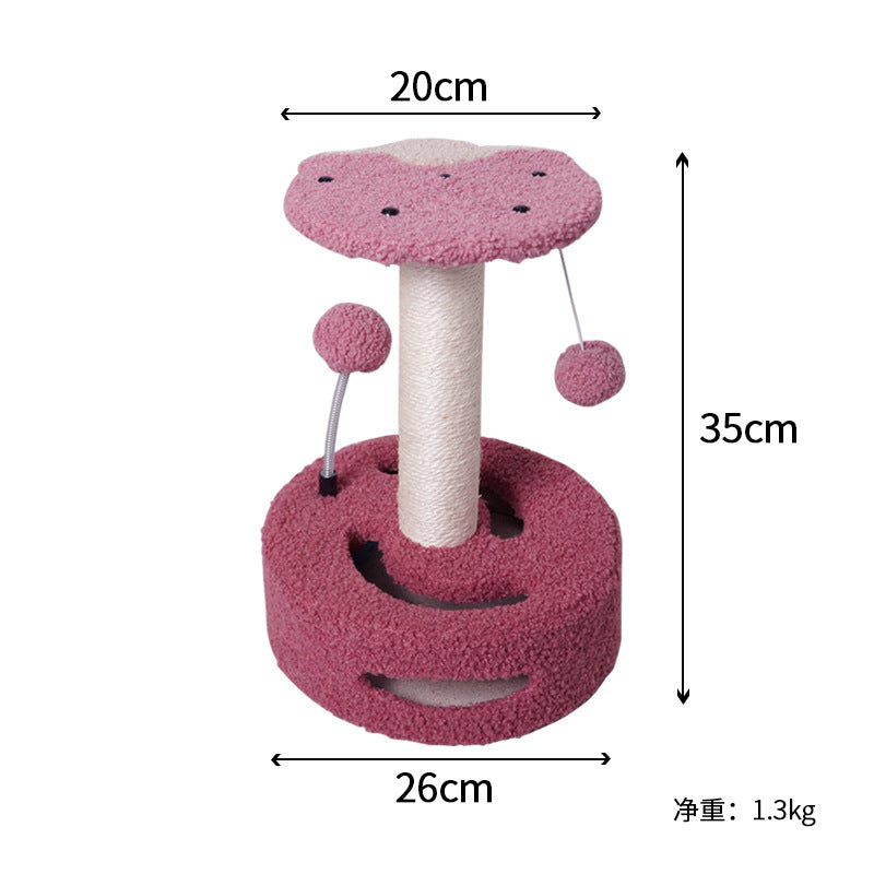 Arranhador Torre para Gatos Pequenos com Girassol